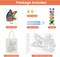 Paint by Numbers Tote Bag, Paint by Number Butterfly on Canvas, DIY Flower Canvas Bag for School Student Painted with Acrylic Paints 13.38x15.74 Inch